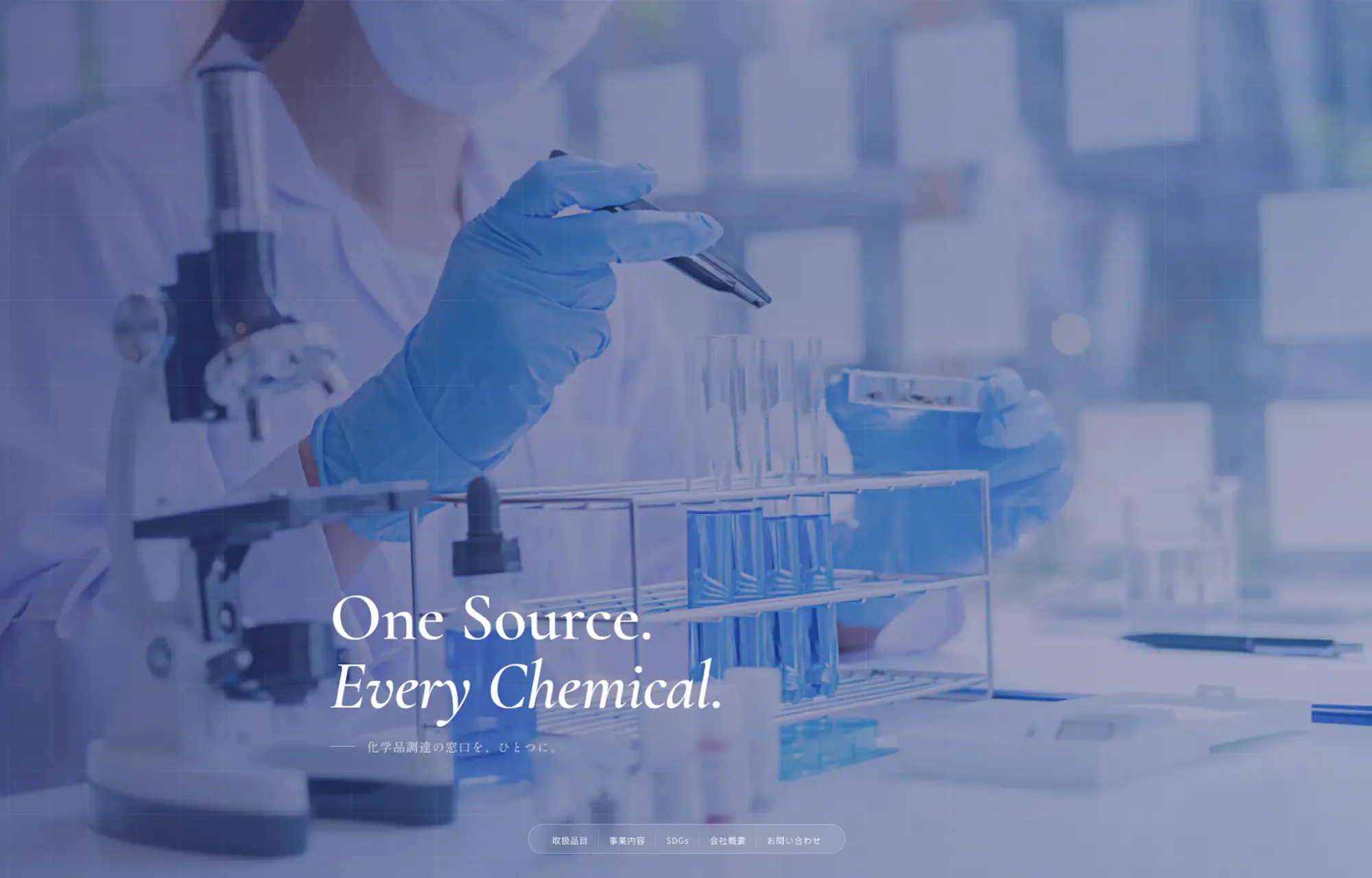 B2B Chemical Trading Company Website