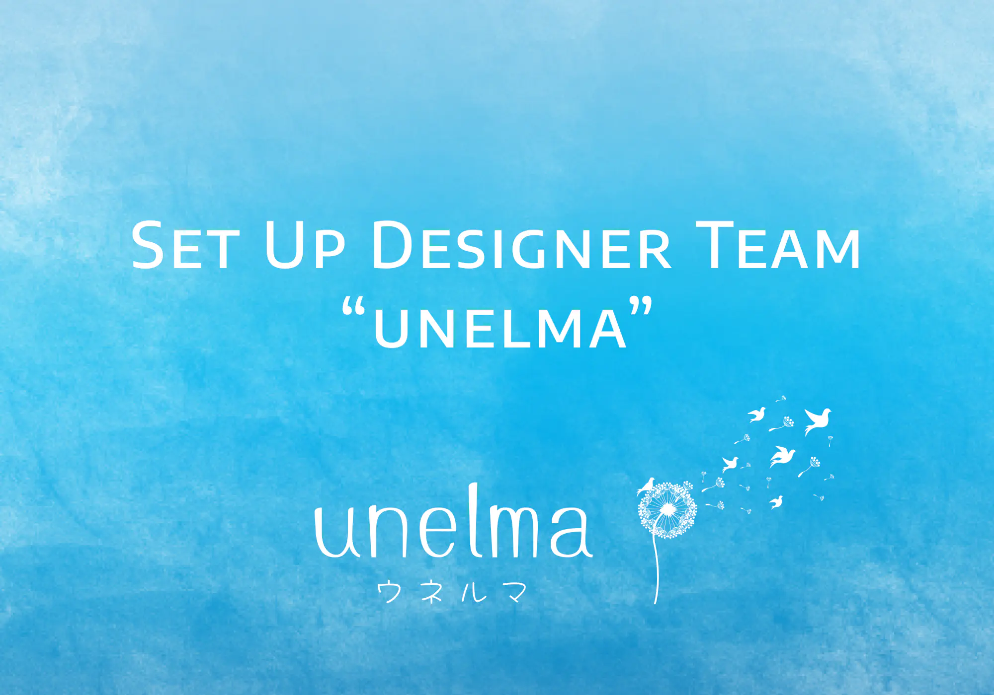 Set up designer team unelma
